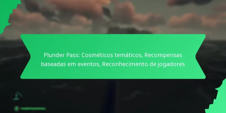 Plunder Pass: Cosméticos temáticos, Recompensas baseadas em eventos, Reconhecimento de jogadores