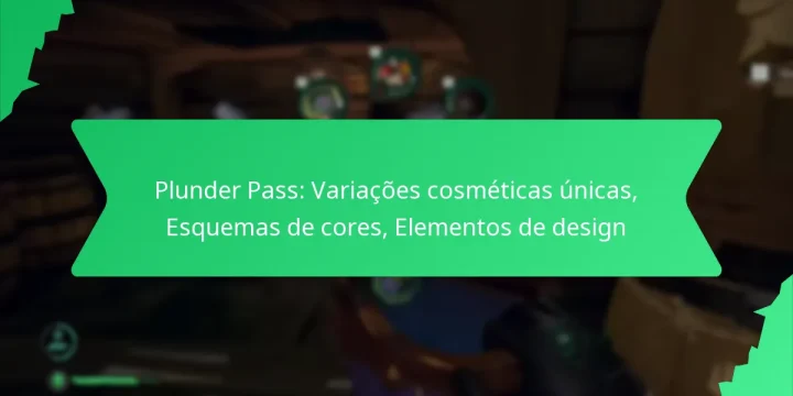 Plunder Pass: Variações cosméticas únicas, Esquemas de cores, Elementos de design
