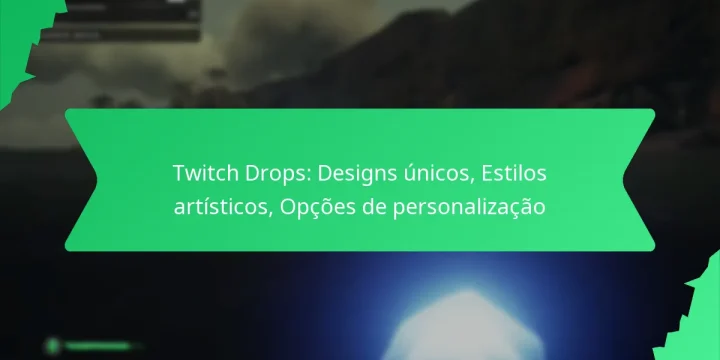Twitch Drops: Designs únicos, Estilos artísticos, Opções de personalização