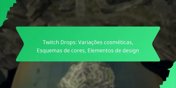Twitch Drops: Variações cosméticas, Esquemas de cores, Elementos de design
