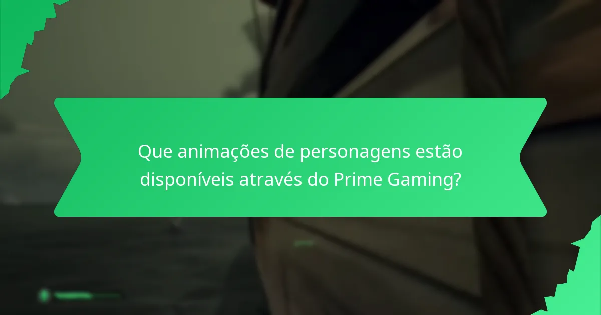 Que efeitos visuais podem ser desbloqueados com o Prime Gaming?